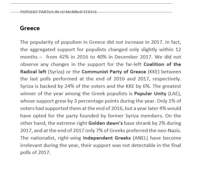The State of Populism - Greece
